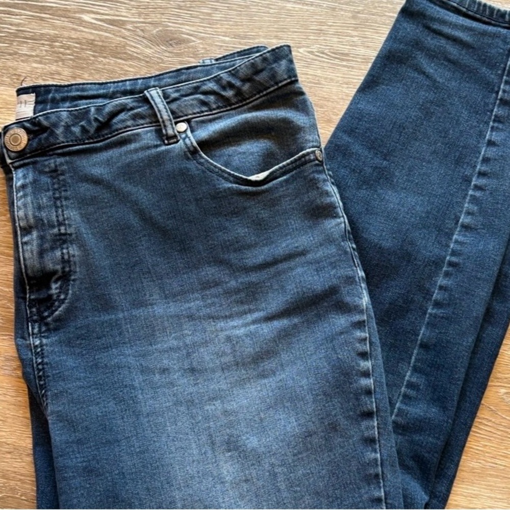 Eloquii Olivia Sculpting Skinny Jean High Waist Dark Wash Stretch Denim 20 - Picture 5 of 14